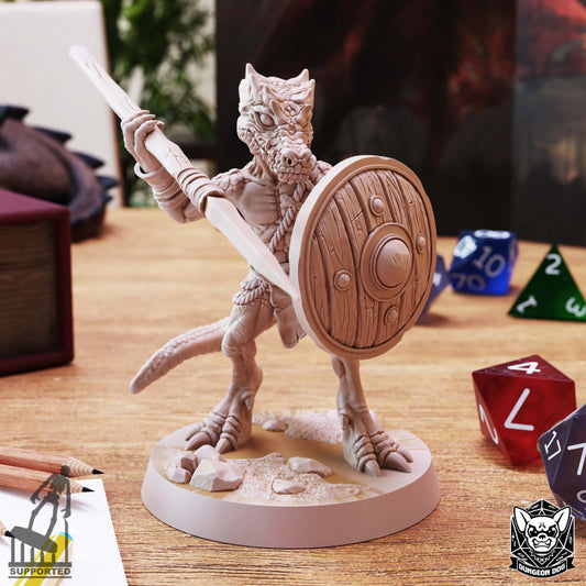 Kobold Warrior - Guard (25mm Base)