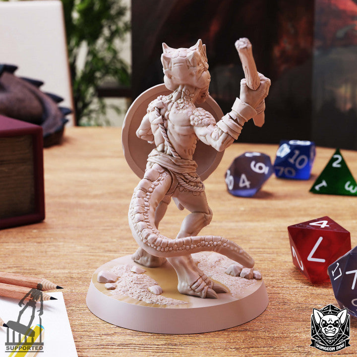 Kobold Warrior - Guard (25mm Base)