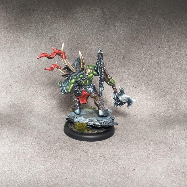 Orc Barbarian Axe Warrior | Medium | Artisan Guild | D&D DnD Pathfinder Miniature