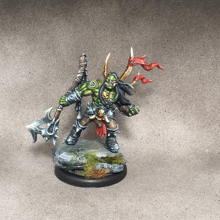 Orc Barbarian Axe Warrior | Medium | Artisan Guild | D&D DnD Pathfinder Miniature