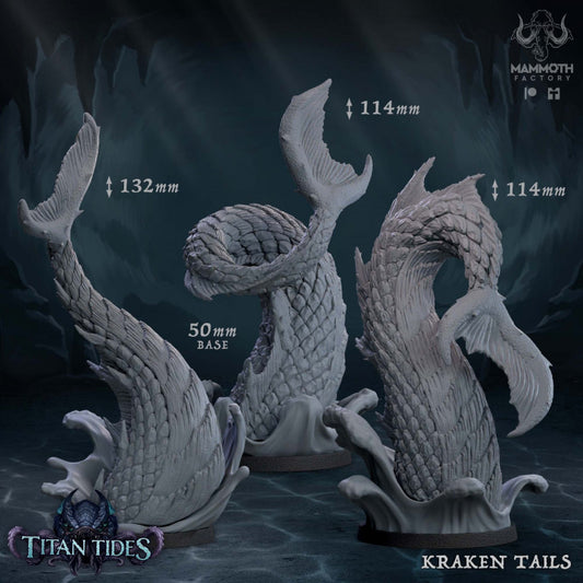 Storm Titan Kraken Monstrosity Sea | Gargantuan | Mammoth Factory | D&D DnD Pathfinder Miniature