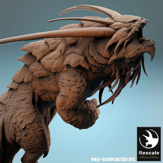 Kraken Ship-Breaker - Roaring (100mm Base)