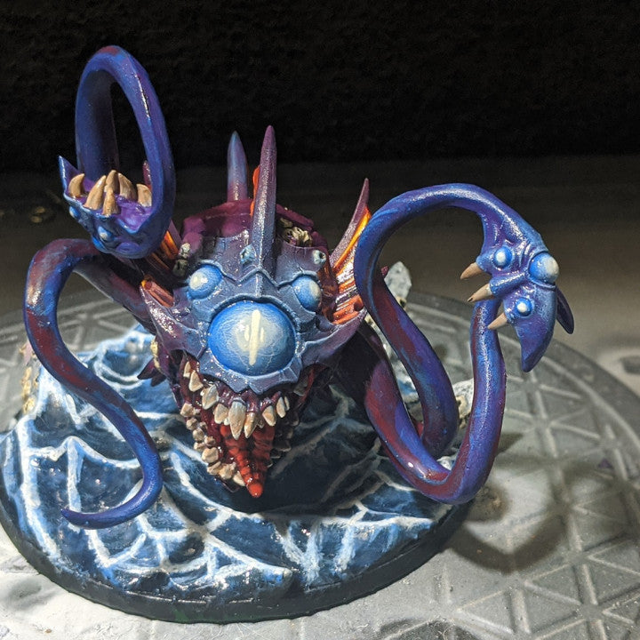 Death-Tide Jurakin King on Tide-Tyrant Miniature | Dungeons and Dragons Aquatic Monster | DnD Pathfinder Tabletop Mini
