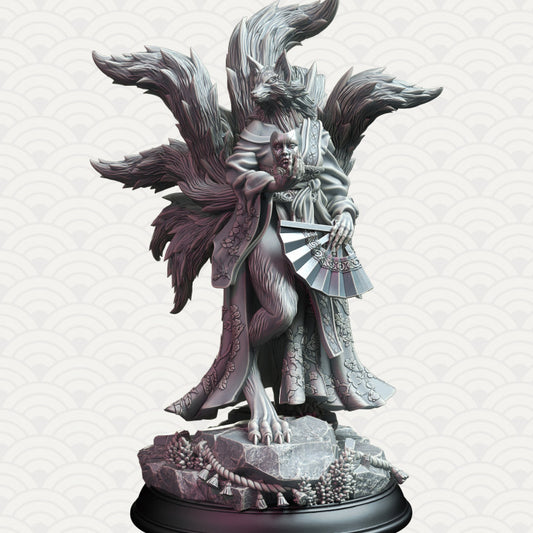 Fox Spirit Celestial Miniature | Medium | DM Stash | D&D DnD Pathfinder Miniature