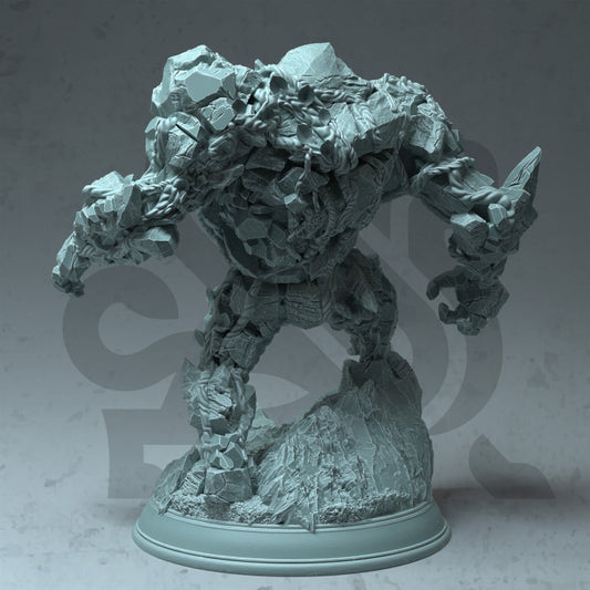 Elite Rock Golem - Lazlus (50mm Base)