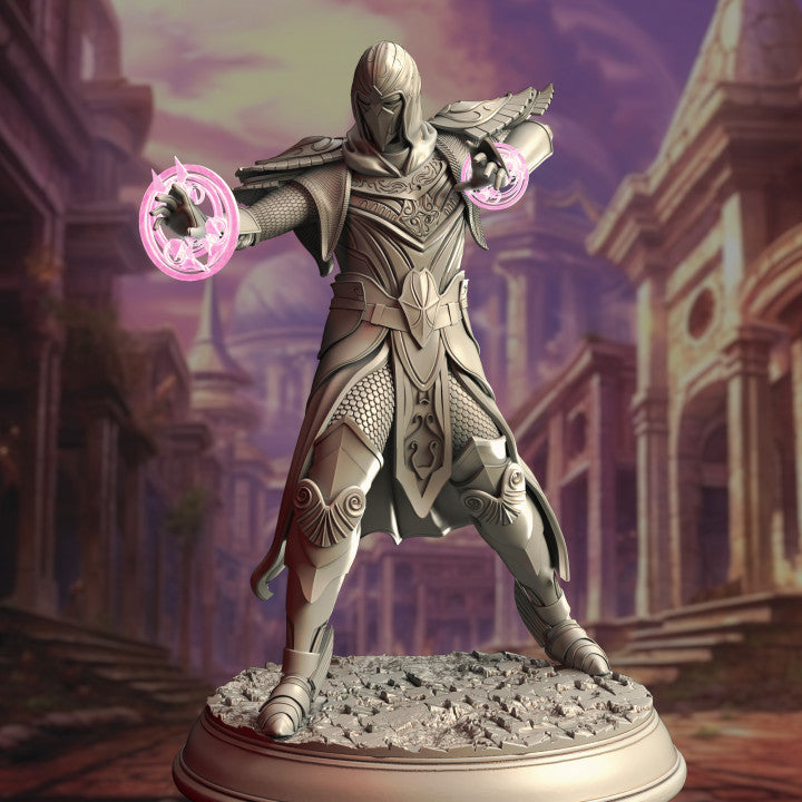 High Elf Guard Spellcaster Fighter | Medium | DM Stash | D&D DnD Pathfinder Miniature