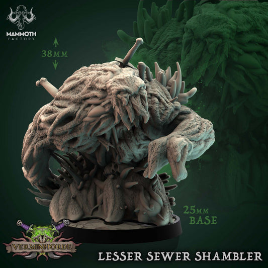 Lesser Sewer Shambler - Shambling (25mm Base)