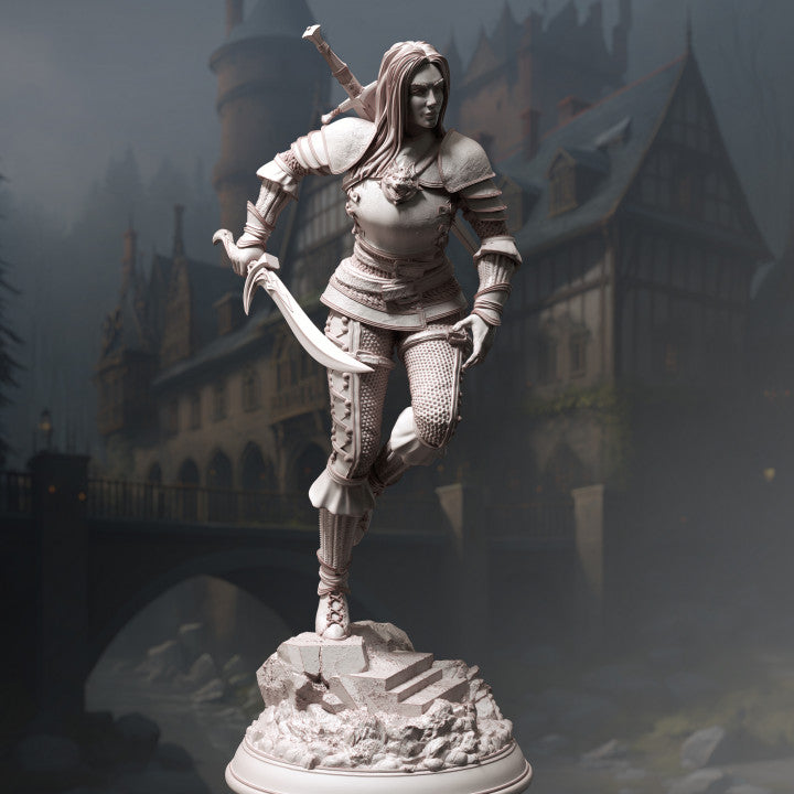 Spellblade Sorcerer Human Fighter | Medium | DM Stash | D&D DnD Pathfinder Miniature