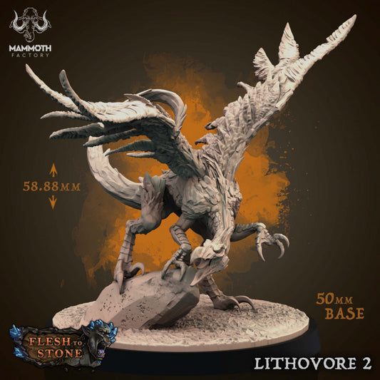 Lithovore - Perching (50mm Base)