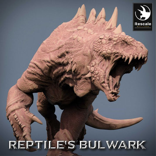 Crested Varan Reptile Beast Monstrosities | Large | Rescale Miniatures | D&D DnD Pathfinder Miniature