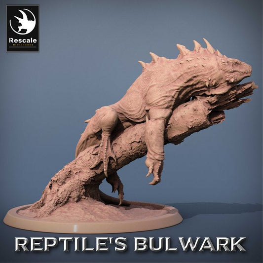 Crested Varan Lizardfolk Beast | Large | Rescale Miniatures | D&D DnD Pathfinder Miniature