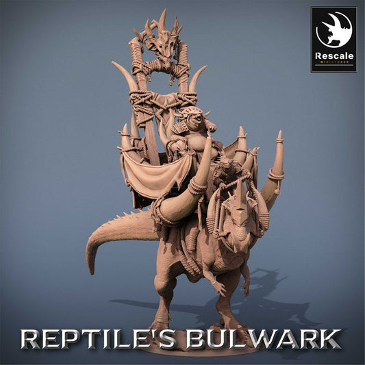 Collection Lizardfolk Monstrous Beasts | Gargantuan | Rescale Miniatures | D&D DnD Pathfinder Miniature
