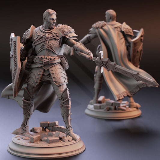 Nordic Nature Paladin - Guard (25mm Base)