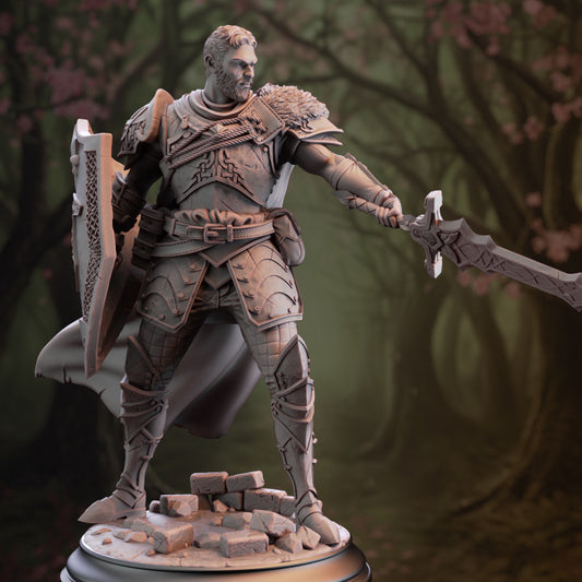 Nordic Nature Paladin - Guard (25mm Base)