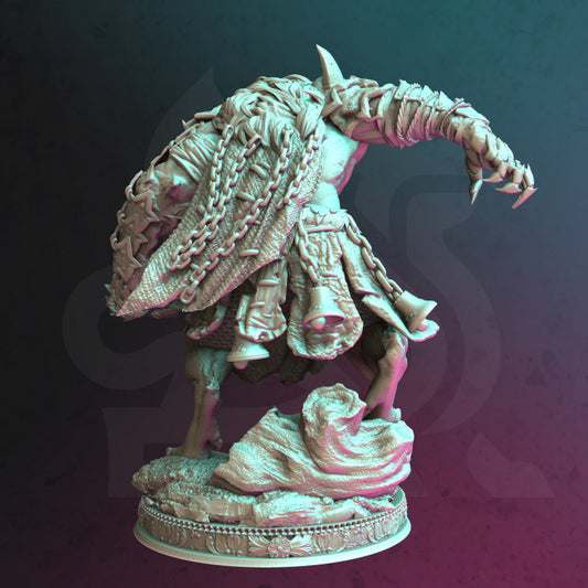 Werewolf Knight - Charging (25mm Base)