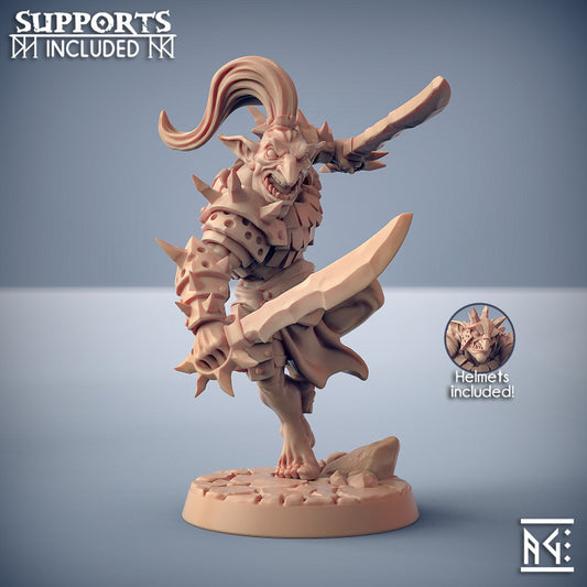 Blackrazor Hobgoblin - Warrior (25mm Base)