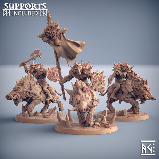 Hobgoblin Warrior Razorbeast Rider | Large | Artisan Guild | D&D DnD Pathfinder Miniature
