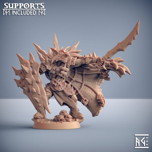 Uzgrot Razorcloak - Champion (25mm Base)