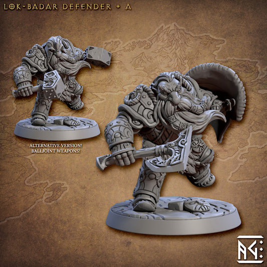 Lok-Badar Defender - Guard (25mm Base)
