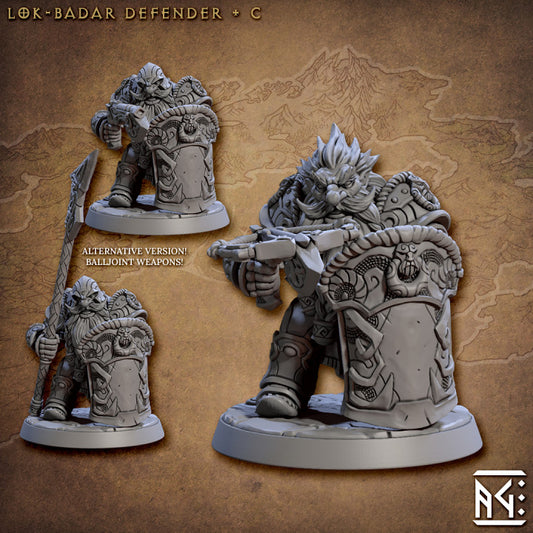 Lok-Badar Defender - Guardian (25mm Base)