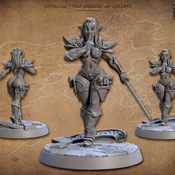 Elf Rogue Stealth Miniature | Medium | Artisan Guild | D&D DnD Pathfinder Miniature