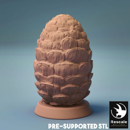Magma Dragon Egg Hatchling Model | Medium | Rescale Miniatures | D&D DnD Pathfinder Miniature