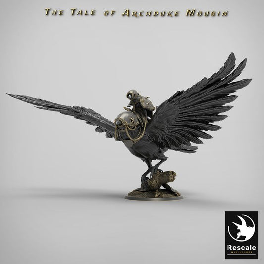 Magpie Companion Beast Bird | Large | Rescale Miniatures | D&D DnD Pathfinder Miniature