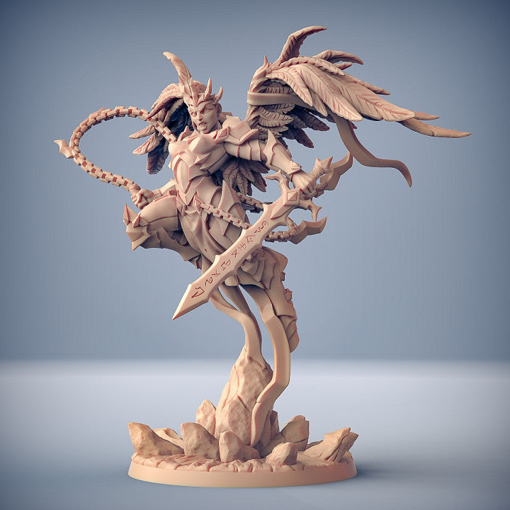 Fallen Angel Warrior Celestial Fiend | Large | Artisan Guild | D&D DnD Pathfinder Miniature