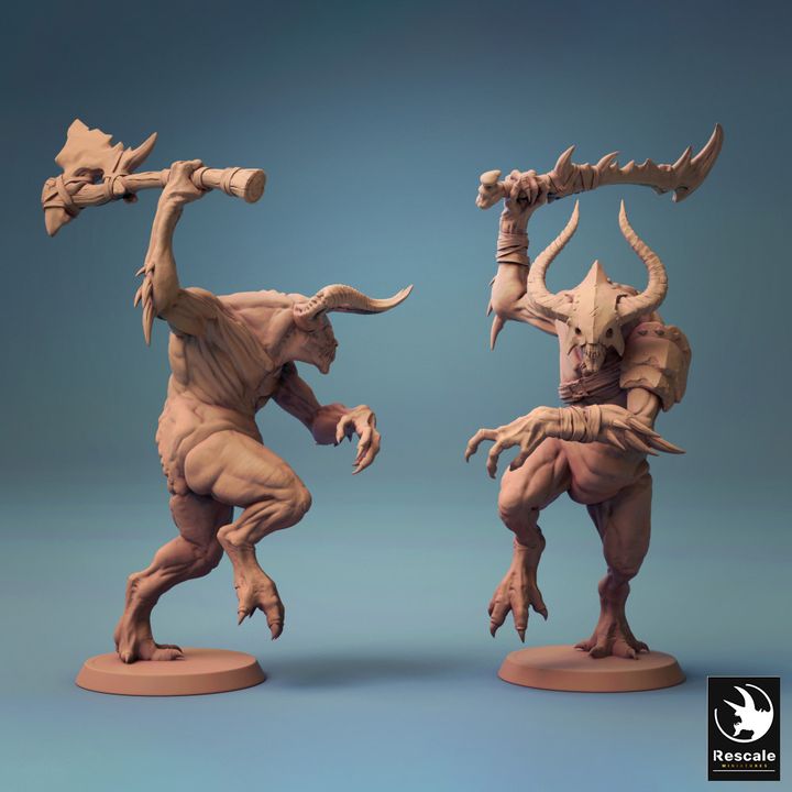 Demon Fiend Monster Figurine | Medium | Rescale Miniatures | D&D DnD Pathfinder Miniature