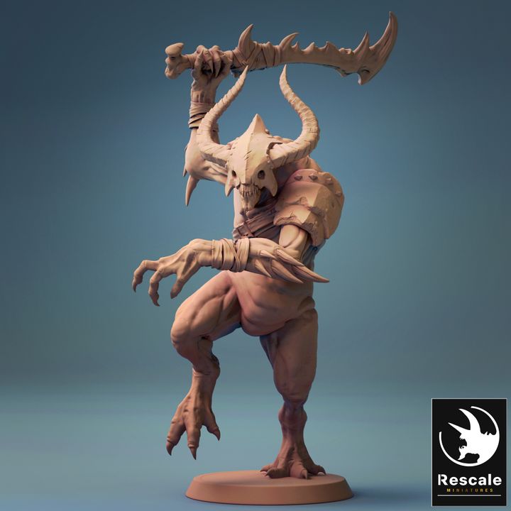 Demon Fiend Monster Figurine | Medium | Rescale Miniatures | D&D DnD Pathfinder Miniature
