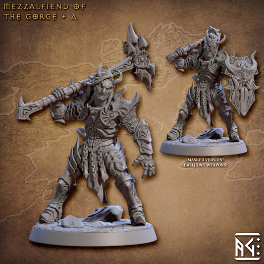 Mezzalfiend - Warrior (25mm Base)