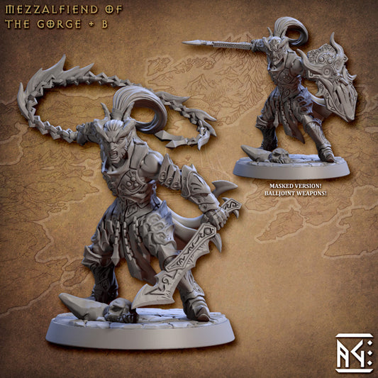 Mezzalfiend of the Gorge - Masked (25mm Base)