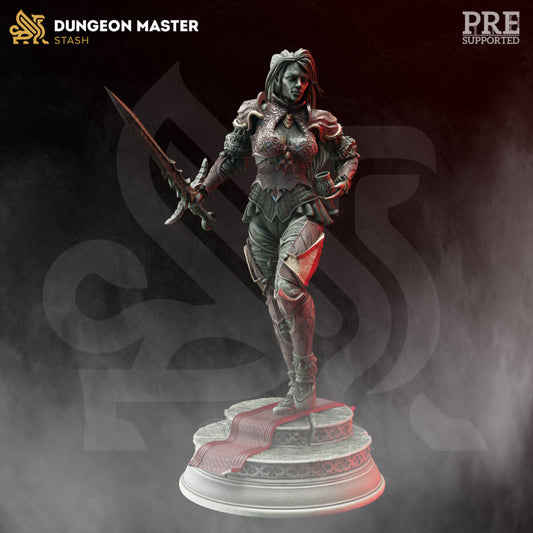 Vampire Rogue Fighter Undead Miniature | Medium | DM Stash | D&D DnD Pathfinder Miniature