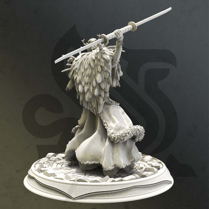 Dark Goddess Cleric Figure Sword | Medium | DM Stash | D&D DnD Pathfinder Miniature