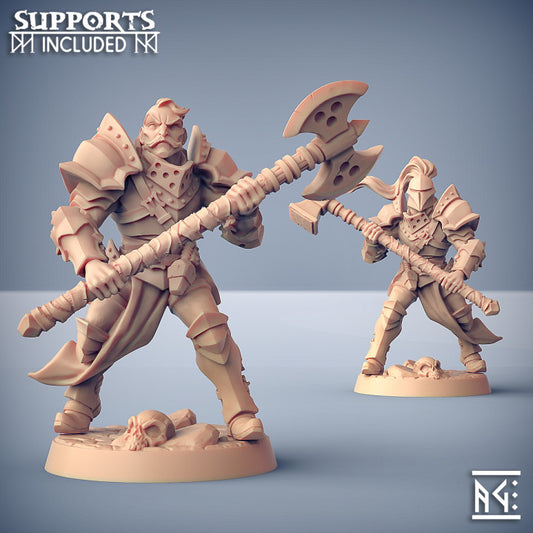 Human Fighter - Guard (25mm Base)