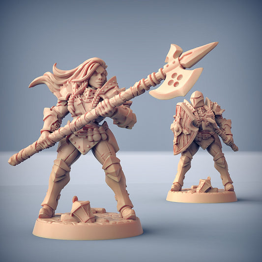 Human Fighter - Battle Ready (25mm Base)