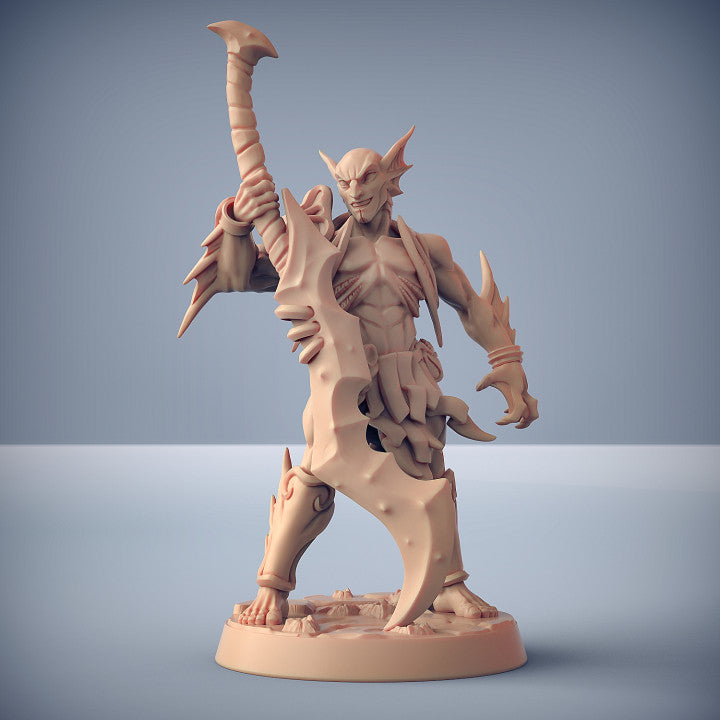 Triton Raider - Guerrier (socle 25 mm)