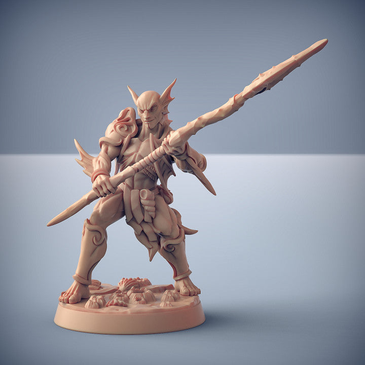 Triton Raider Fighter Humanoids Tridents | Medium | Artisan Guild | D&D DnD Pathfinder Miniature