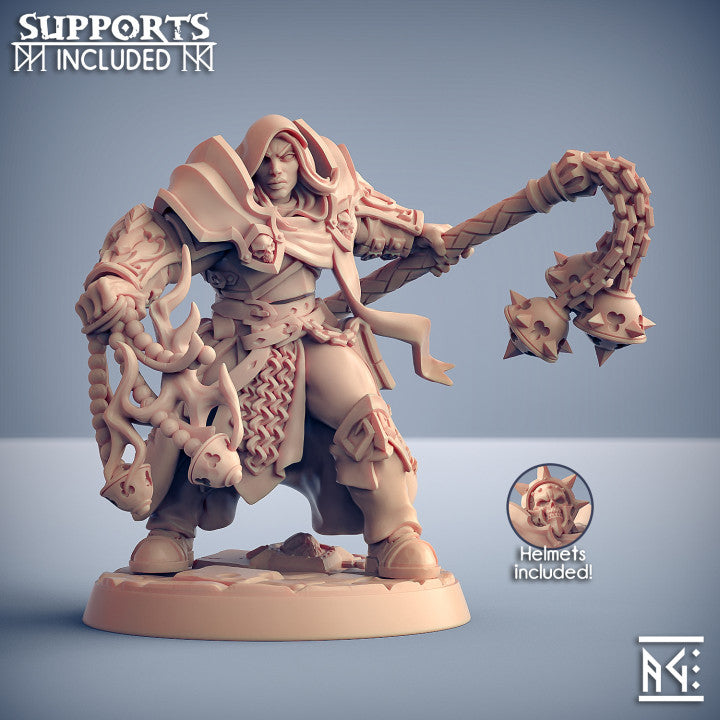 Requiem Templar Cleric Paladin Miniature | Medium | Artisan Guild | D&D DnD Pathfinder Miniature