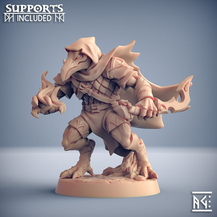 Gryphkin Rogue Shadow Infiltrator | Medium | Artisan Guild | D&D DnD Pathfinder Miniature