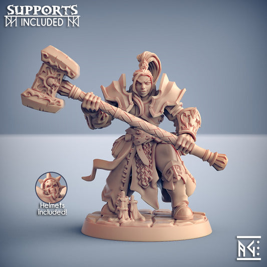 Requiem Templar Paladin Cleric Knight | Medium | Artisan Guild | D&D DnD Pathfinder Miniature
