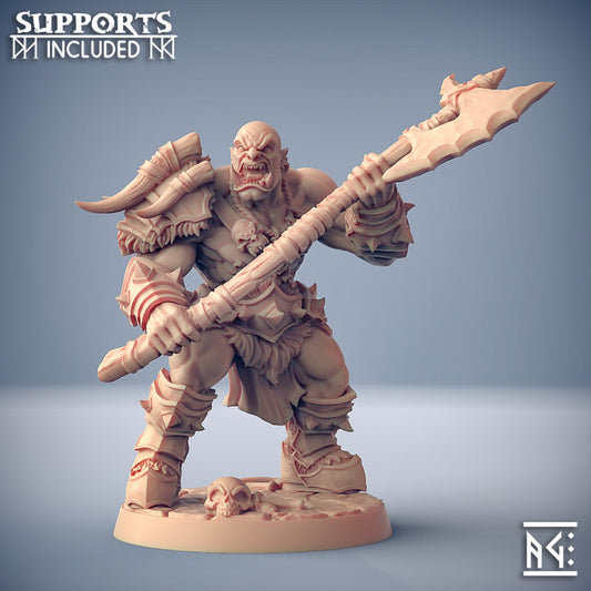 Orc Barbarian - Guard (25mm Base)