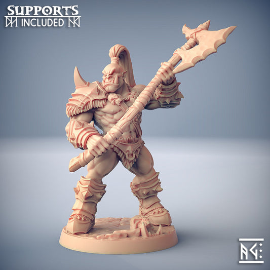 Orc Barbarian - Warrior (25mm Base)