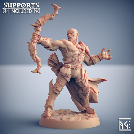 Scourgeland Survivor Barbarian Nomad | Medium | Artisan Guild | D&D DnD Pathfinder Miniature