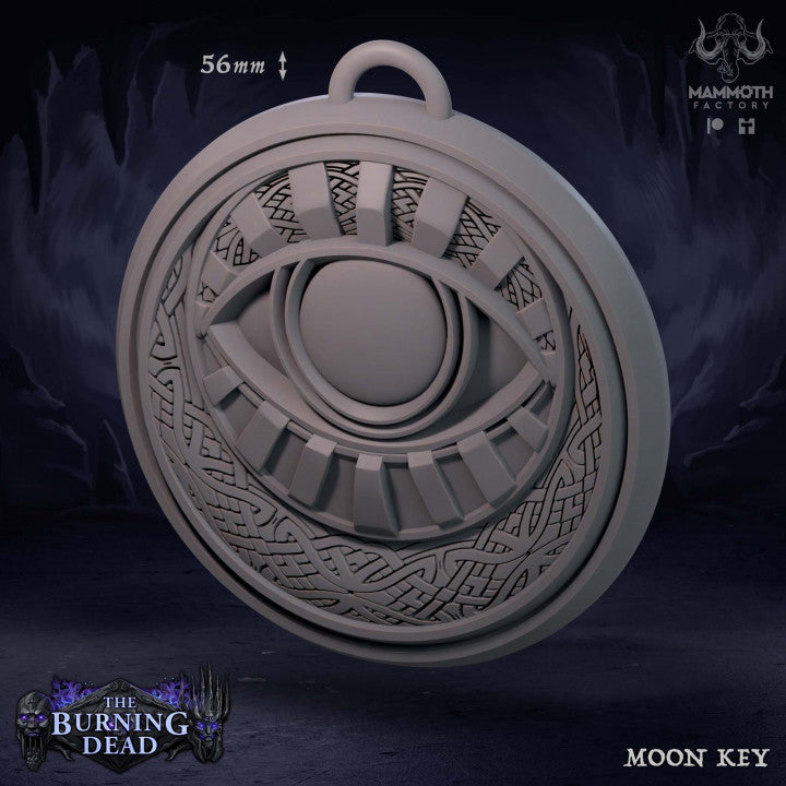 Moon Key Arcane Artifact Mystical Prop | Medium | Mammoth Factory | D&D DnD Pathfinder Miniature