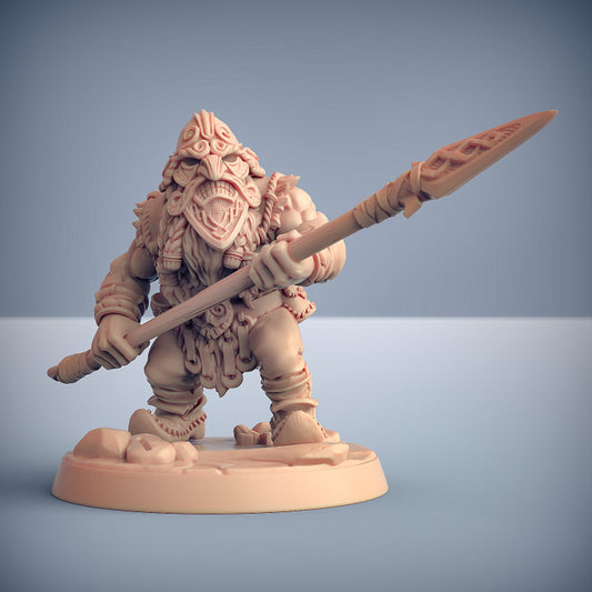 Dwarven Mountaineer - Hunter (25mm Base)