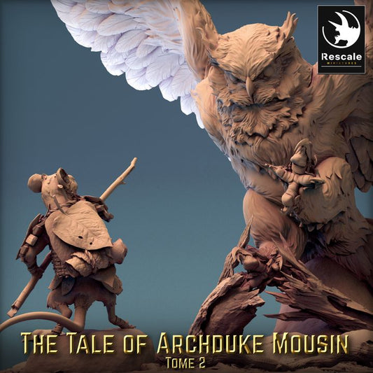 Great Owl Guardian Beasts Celestials | Gargantuan | Rescale Miniatures | D&D DnD Pathfinder Miniature