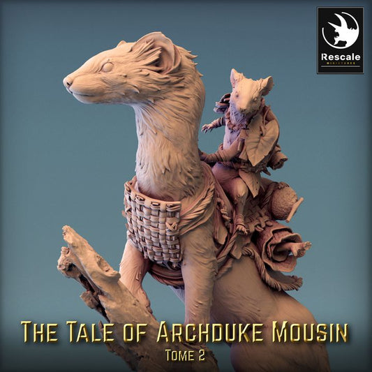 Weasel Mount Climbing Beast | Large | Rescale Miniatures | D&D DnD Pathfinder Miniature