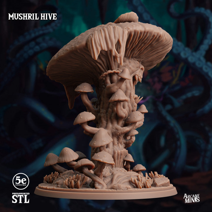 Mushril Hive - Pose 1 (75mm Base)