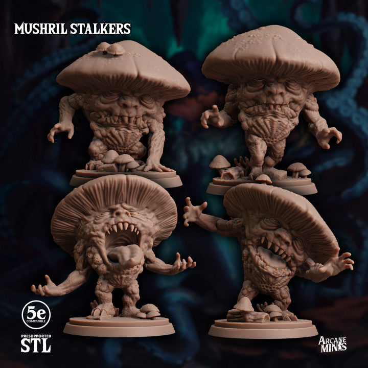 Mushril Stalker - Crouched (25mm Base)